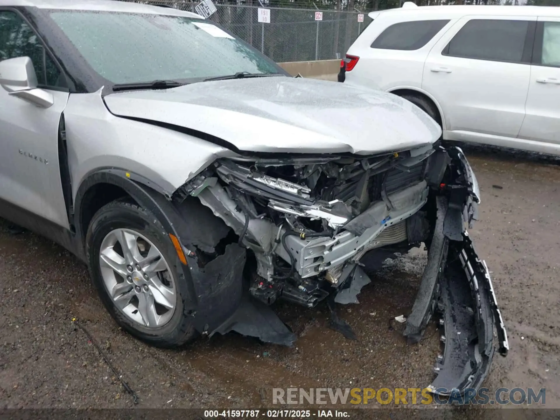 6 fotografías del automóvil dañado 3GNKBHR40MS557195 CHEVROLET BLAZER 2021