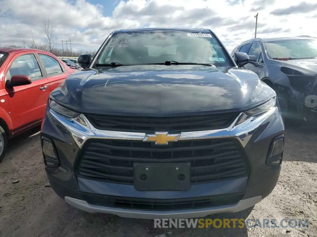 5 fotografías del automóvil dañado 3GNKBHR45MS583713 CHEVROLET BLAZER 2021