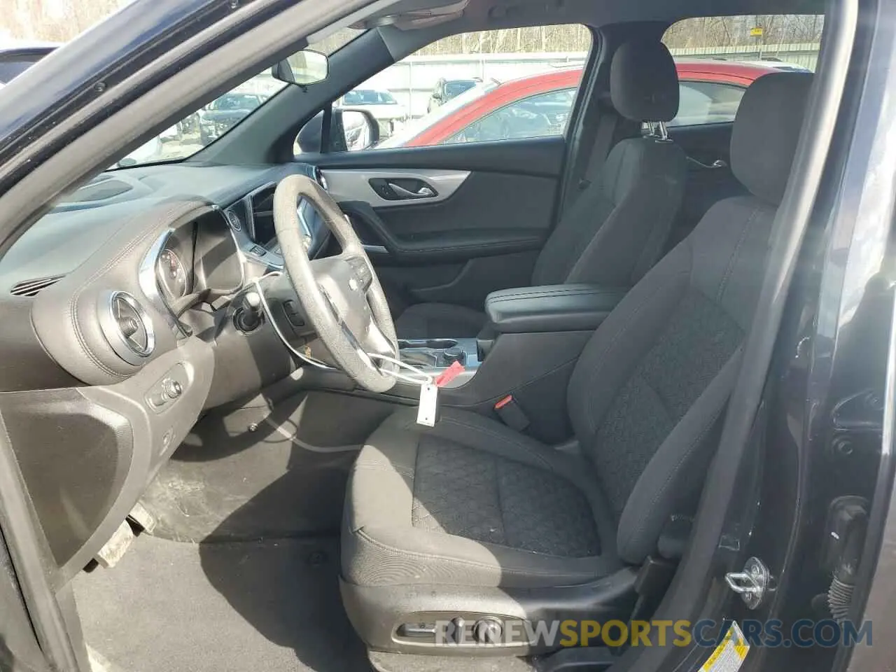 7 fotografías del automóvil dañado 3GNKBHR45MS583713 CHEVROLET BLAZER 2021