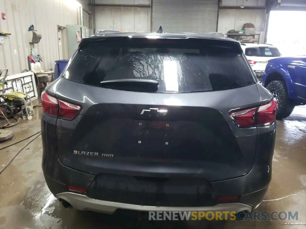 6 fotografías del automóvil dañado 3GNKBHR46MS522760 CHEVROLET BLAZER 2021
