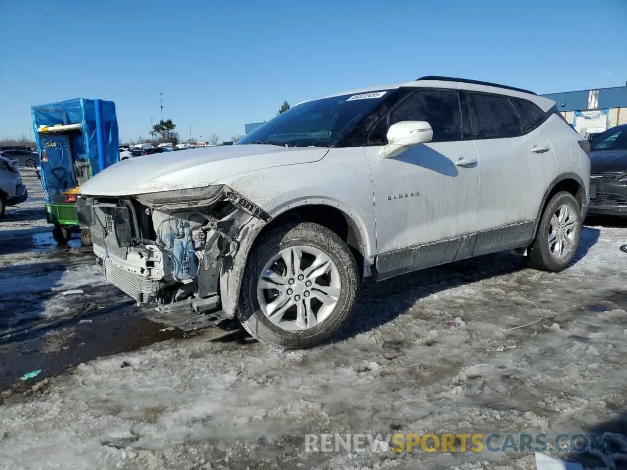 1 fotografías del automóvil dañado 3GNKBHR49MS541772 CHEVROLET BLAZER 2021