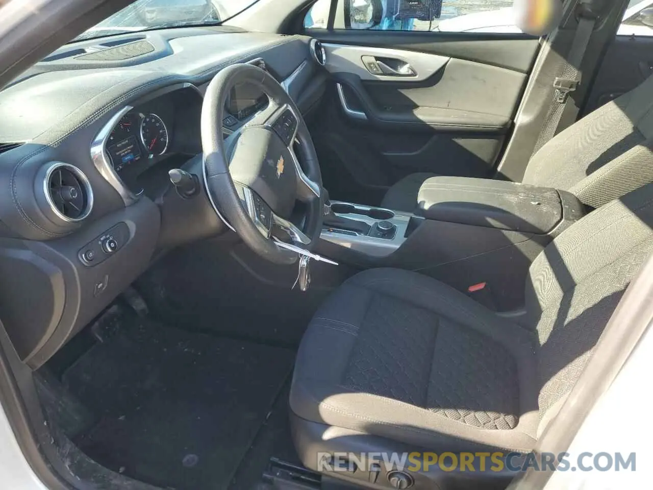 7 fotografías del automóvil dañado 3GNKBHR49MS541772 CHEVROLET BLAZER 2021