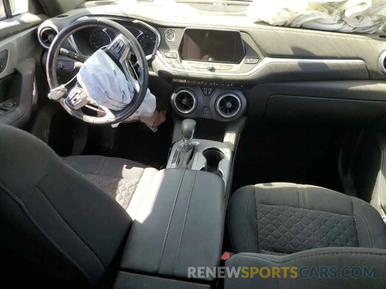 8 fotografías del automóvil dañado 3GNKBHRS3MS505347 CHEVROLET BLAZER 2021
