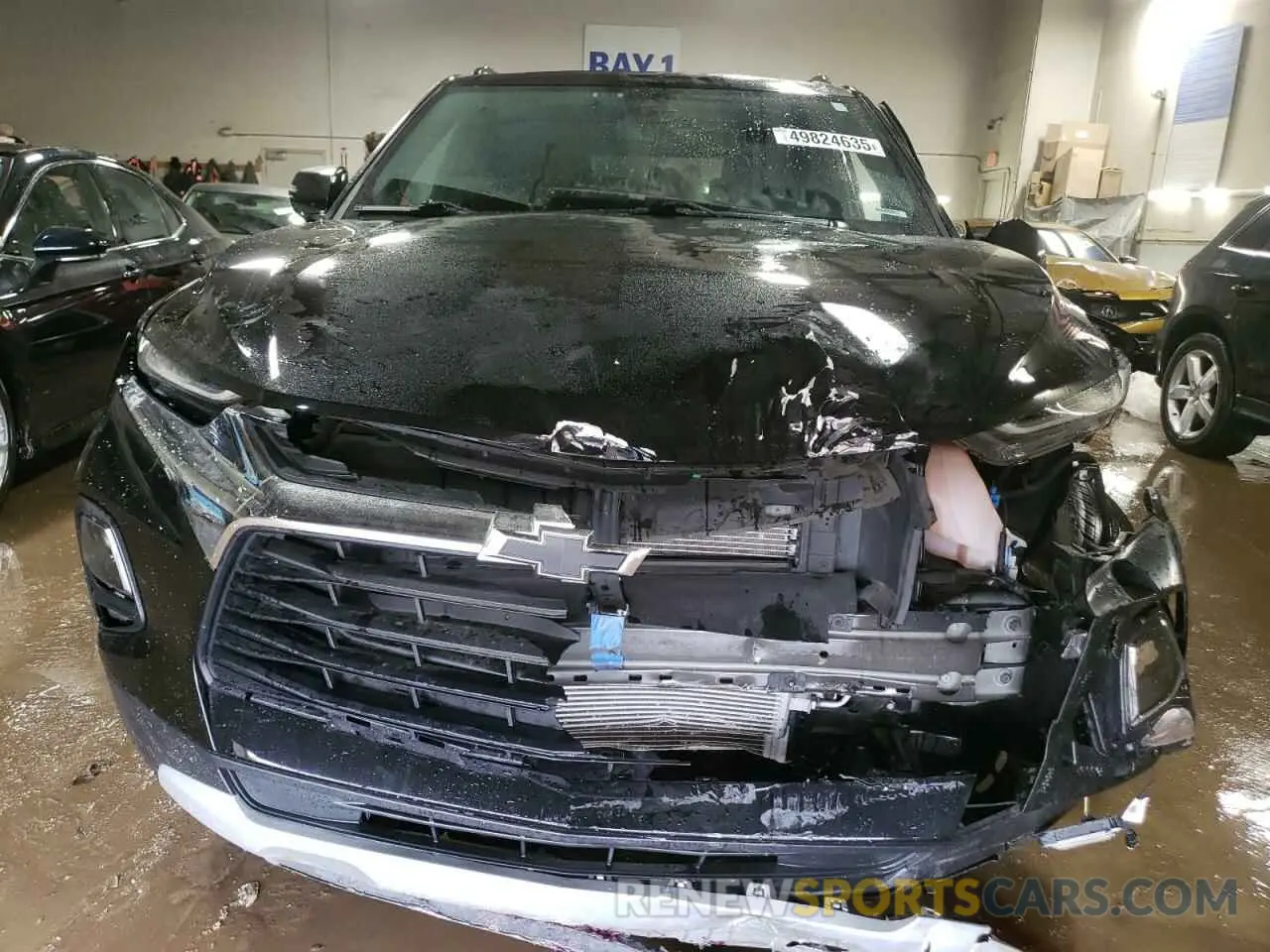 5 fotografías del automóvil dañado 3GNKBHRS4MS524957 CHEVROLET BLAZER 2021