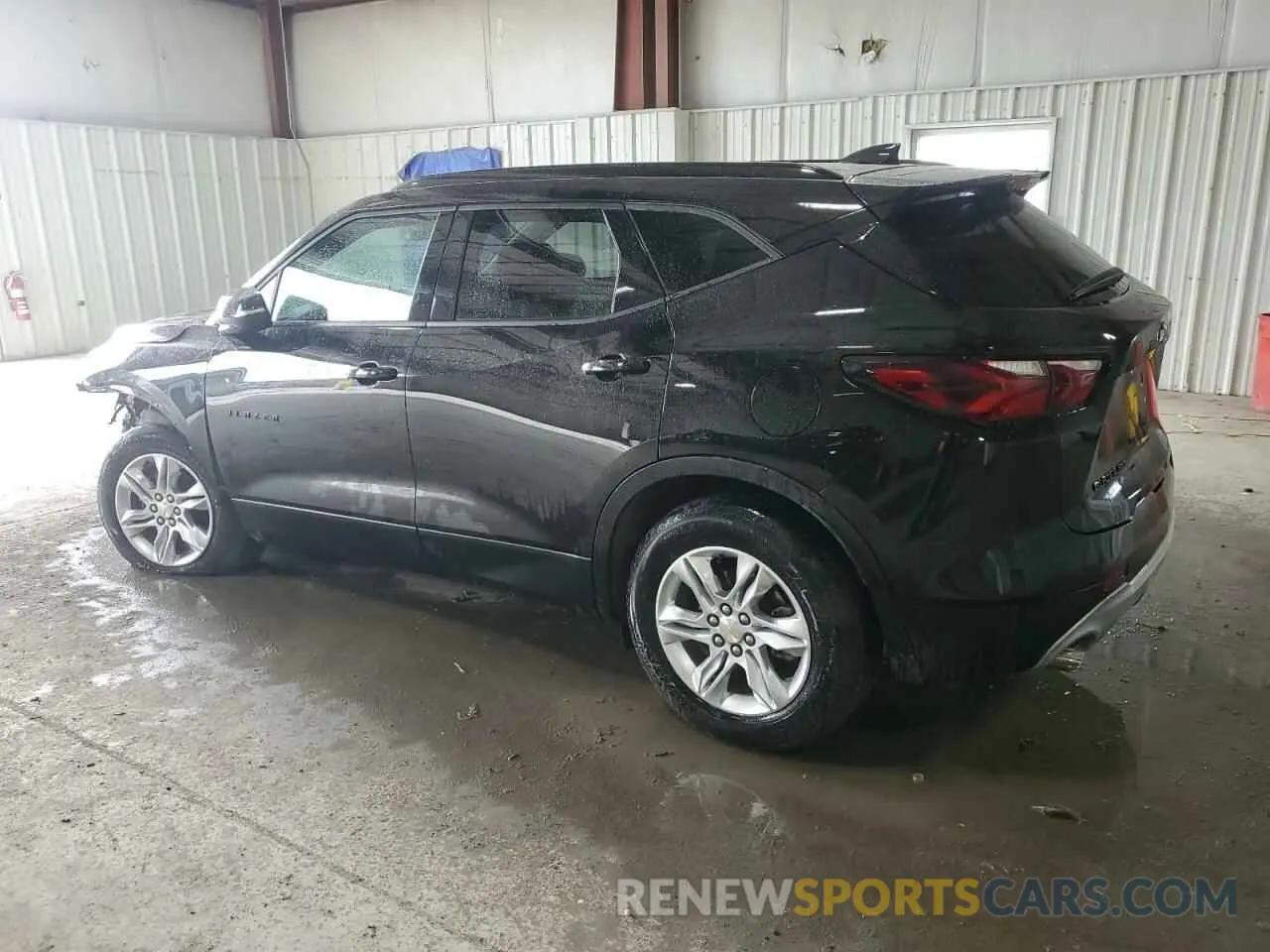 2 fotografías del automóvil dañado 3GNKBHRS5MS502546 CHEVROLET BLAZER 2021