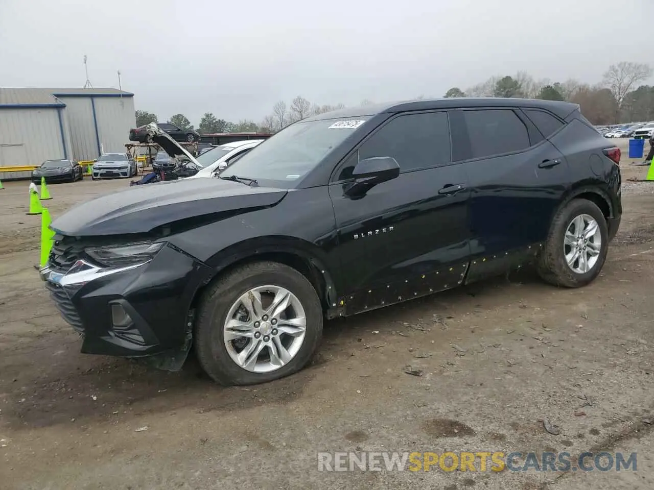 1 fotografías del automóvil dañado 3GNKBHRS6MS514592 CHEVROLET BLAZER 2021