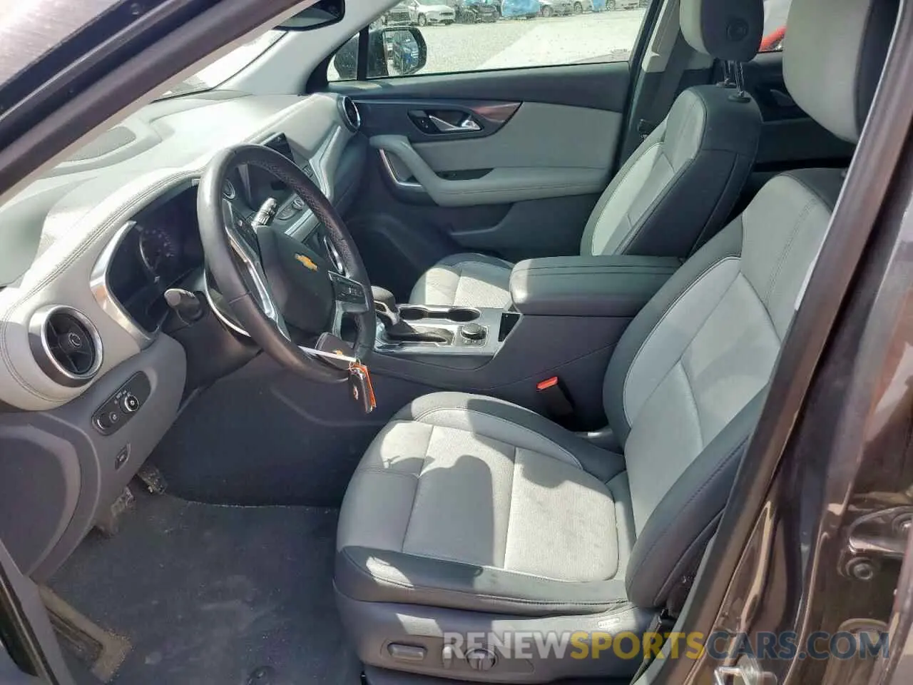 7 fotografías del automóvil dañado 3GNKBJR45MS520568 CHEVROLET BLAZER 2021