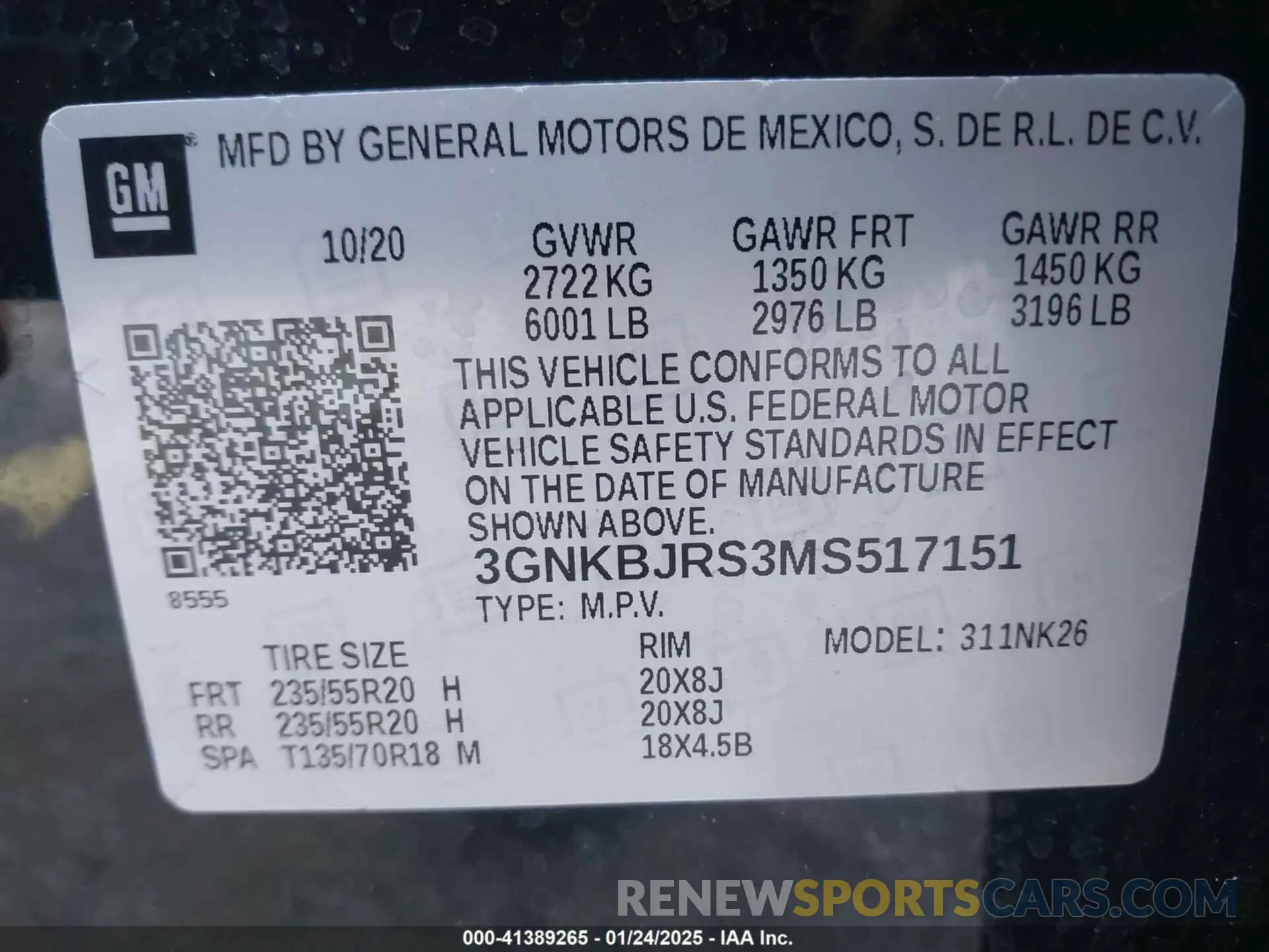 9 fotografías del automóvil dañado 3GNKBJRS3MS517151 CHEVROLET BLAZER 2021