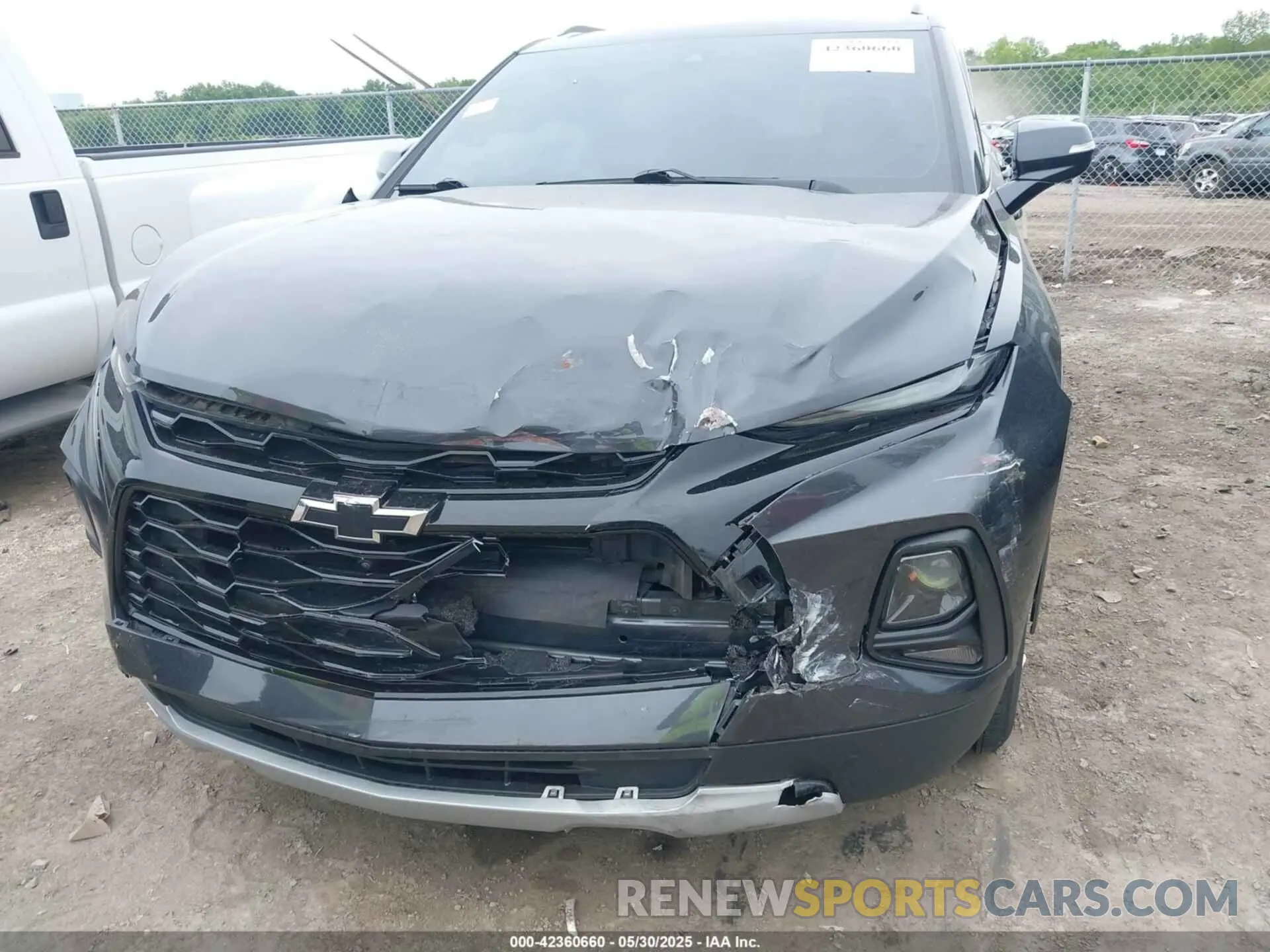 6 fotografías del automóvil dañado 3GNKBJRS7MS562738 CHEVROLET BLAZER 2021