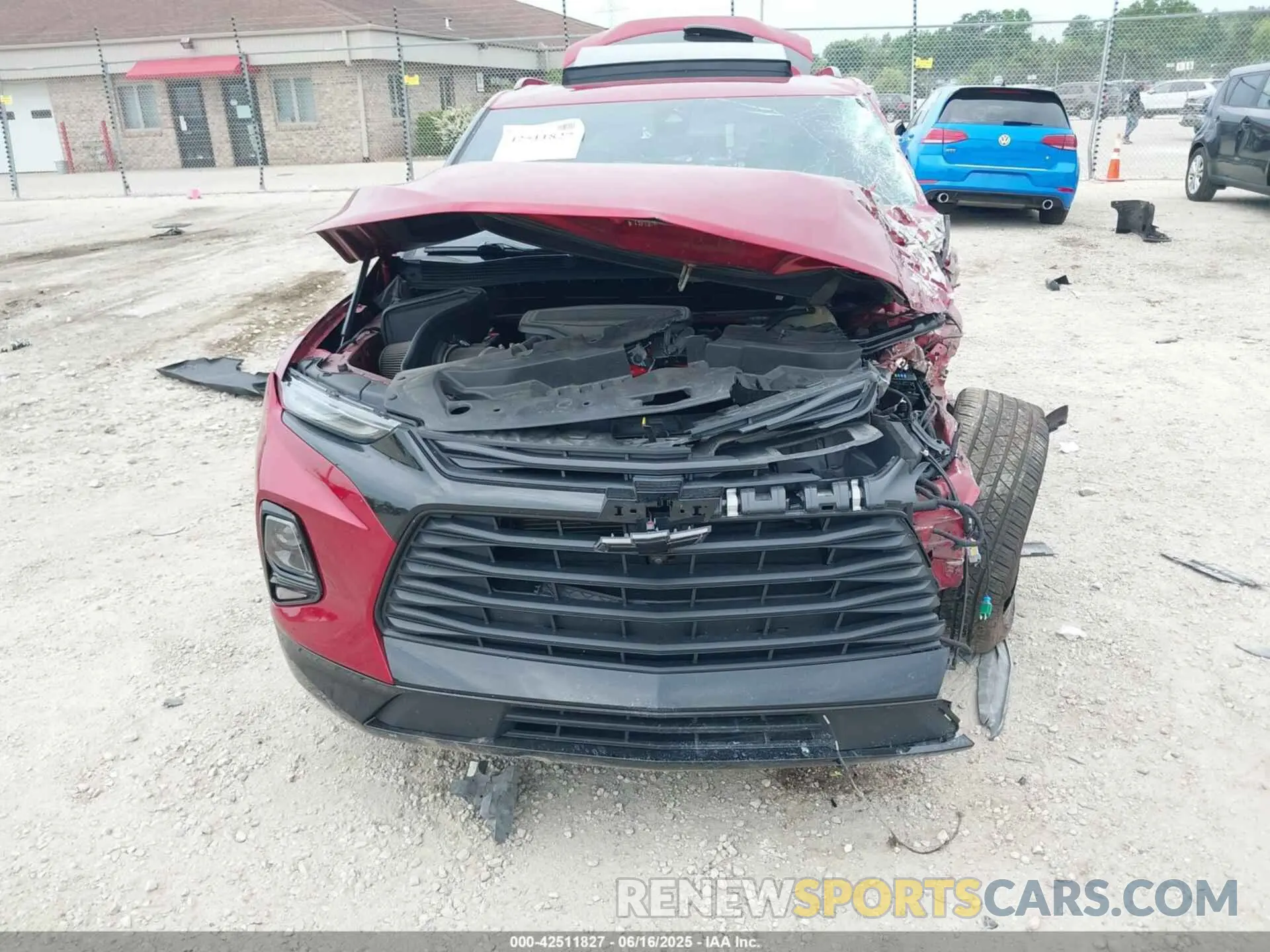 6 fotografías del automóvil dañado 3GNKBKRS4MS570818 CHEVROLET BLAZER 2021