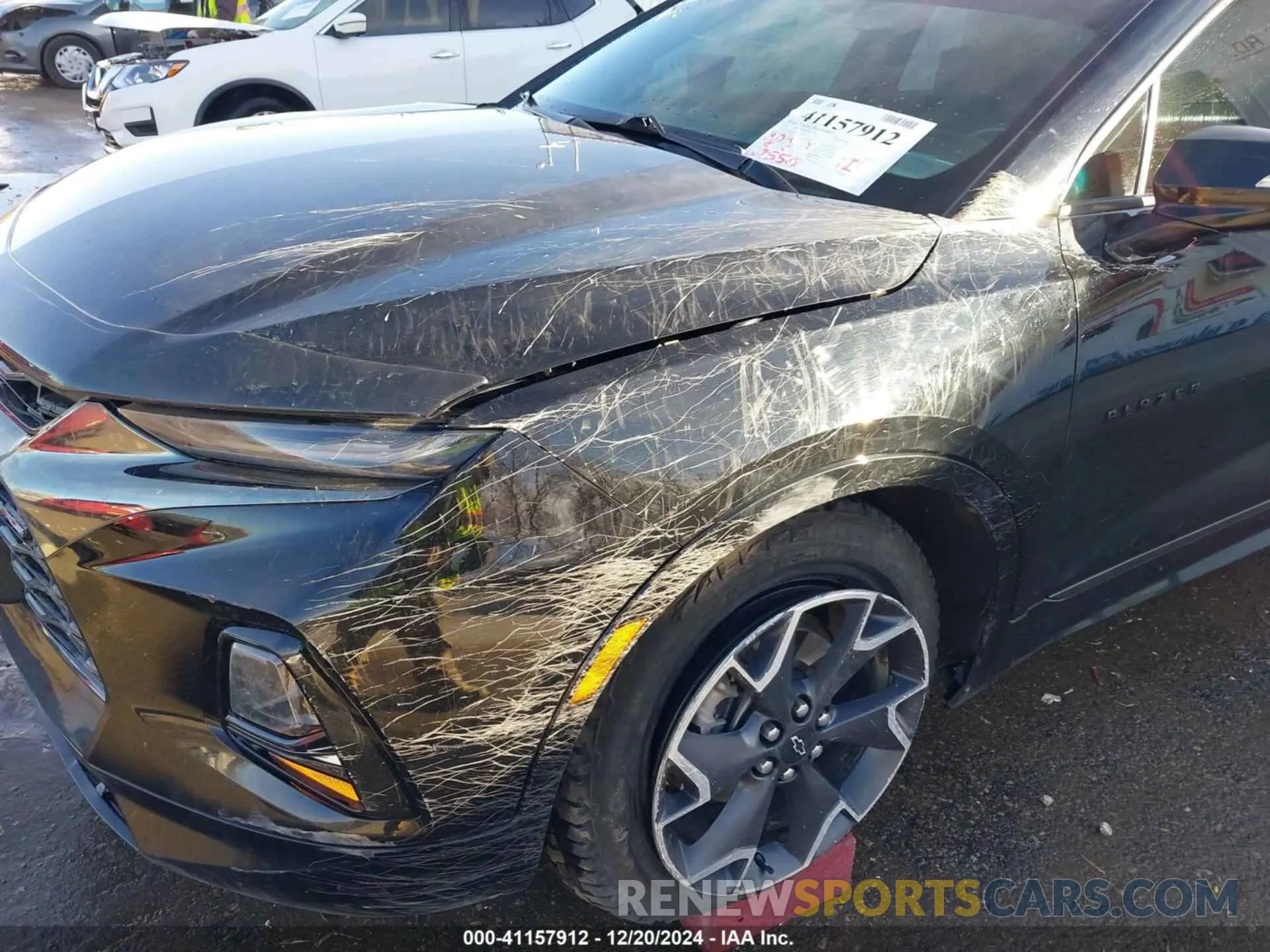 6 fotografías del automóvil dañado 3GNKBKRS7MS557772 CHEVROLET BLAZER 2021