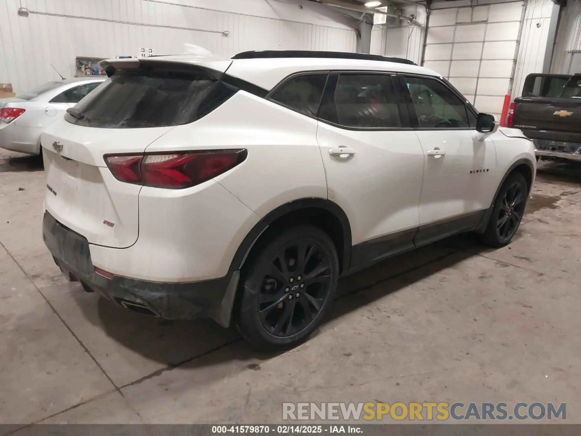 4 fotografías del automóvil dañado 3GNKBKRS8MS517992 CHEVROLET BLAZER 2021
