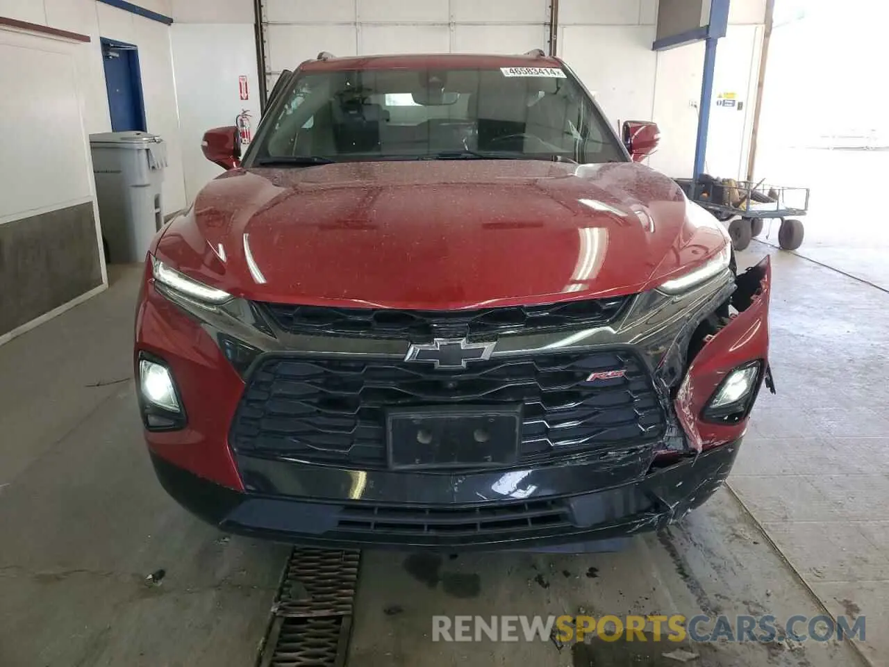 5 fotografías del automóvil dañado 3GNKBKRS8MS584866 CHEVROLET BLAZER 2021