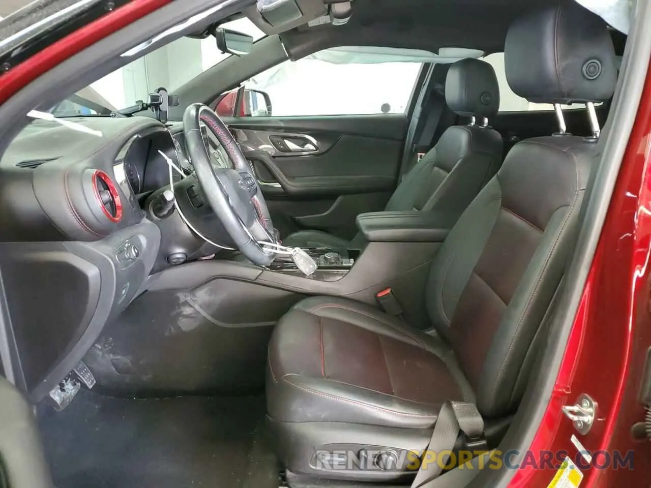 7 fotografías del automóvil dañado 3GNKBKRS8MS584866 CHEVROLET BLAZER 2021