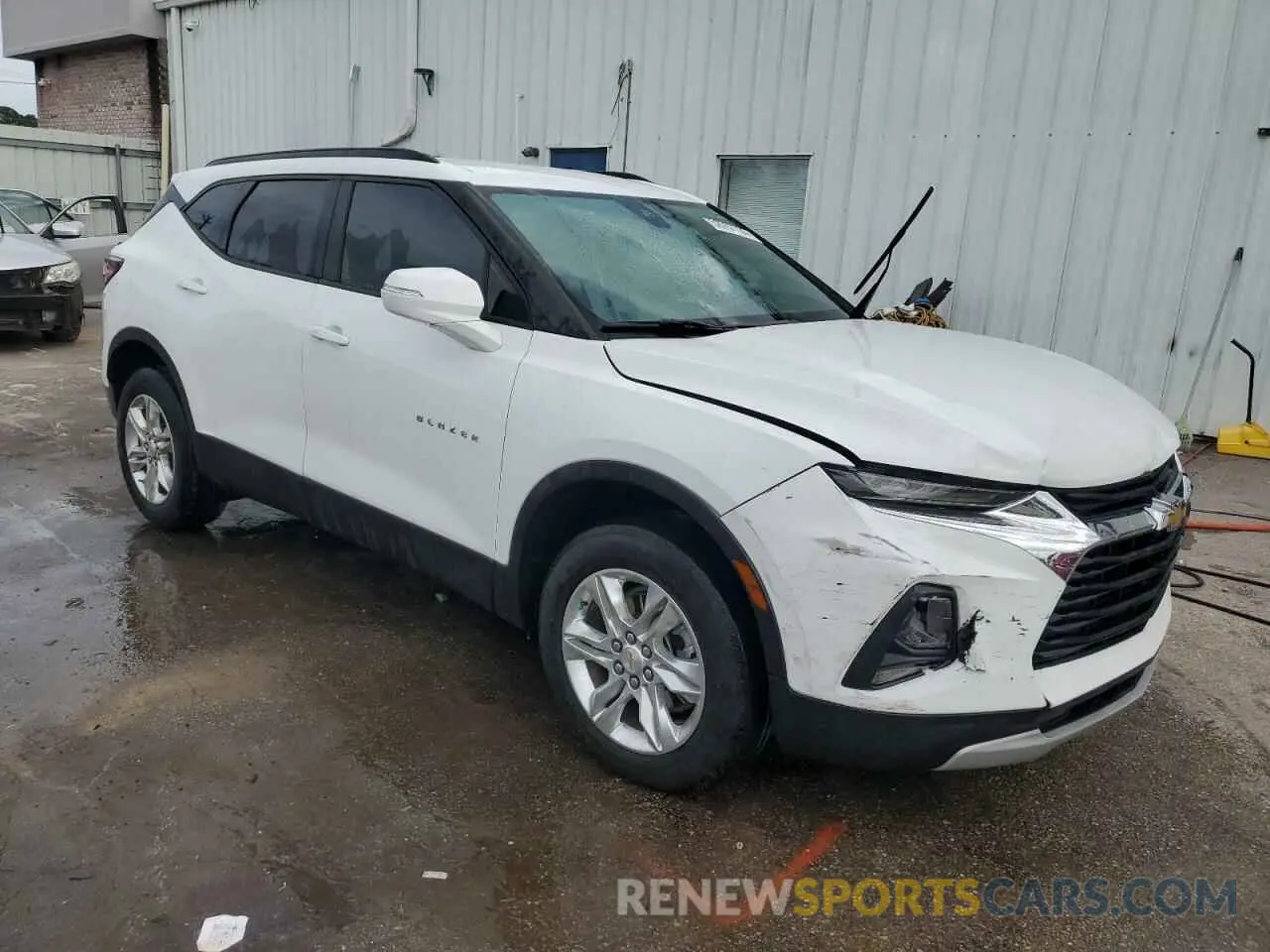 4 fotografías del automóvil dañado 3GNKBCR42NS125647 CHEVROLET BLAZER 2022