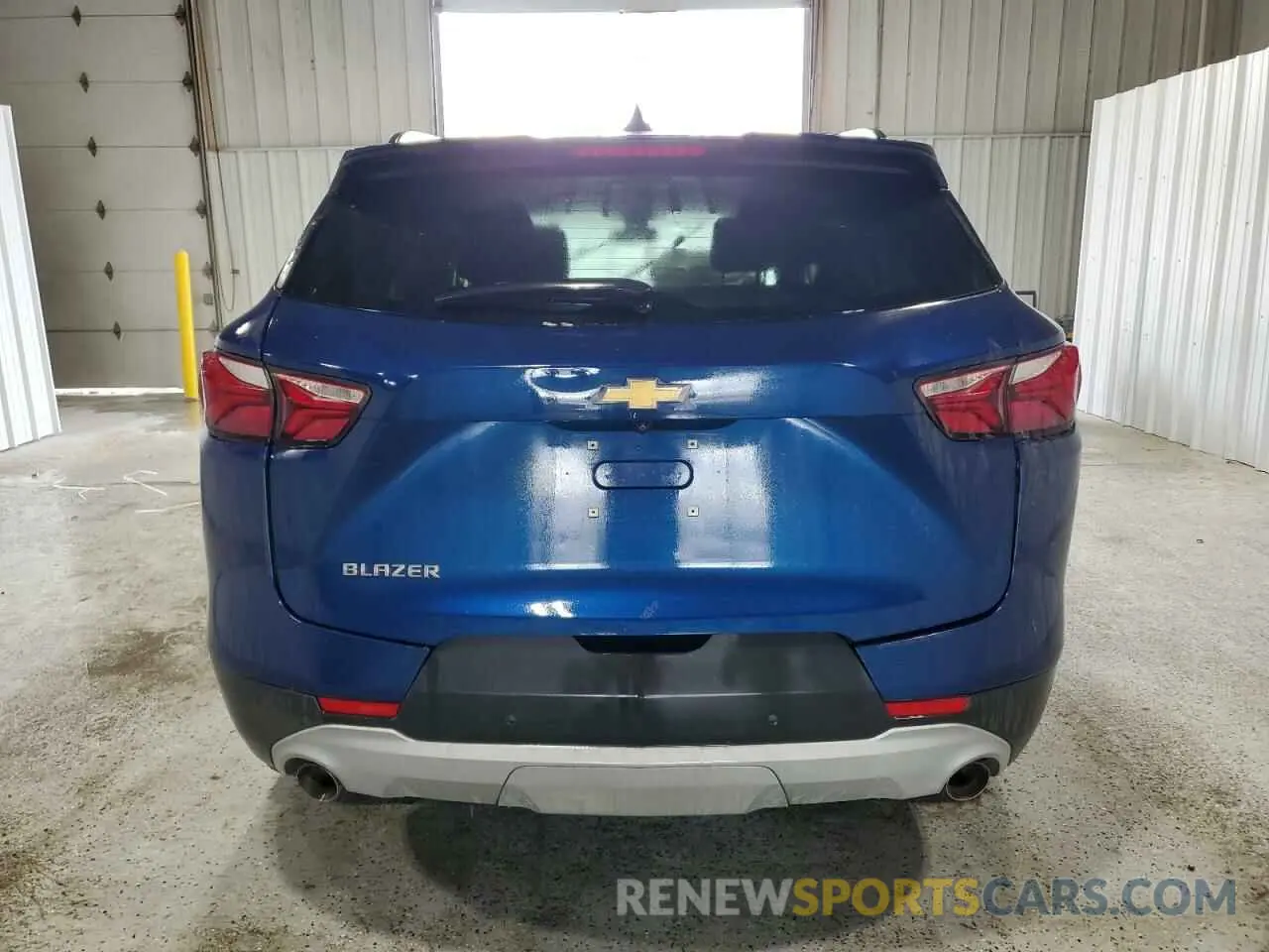 6 fotografías del automóvil dañado 3GNKBCR42NS203117 CHEVROLET BLAZER 2022