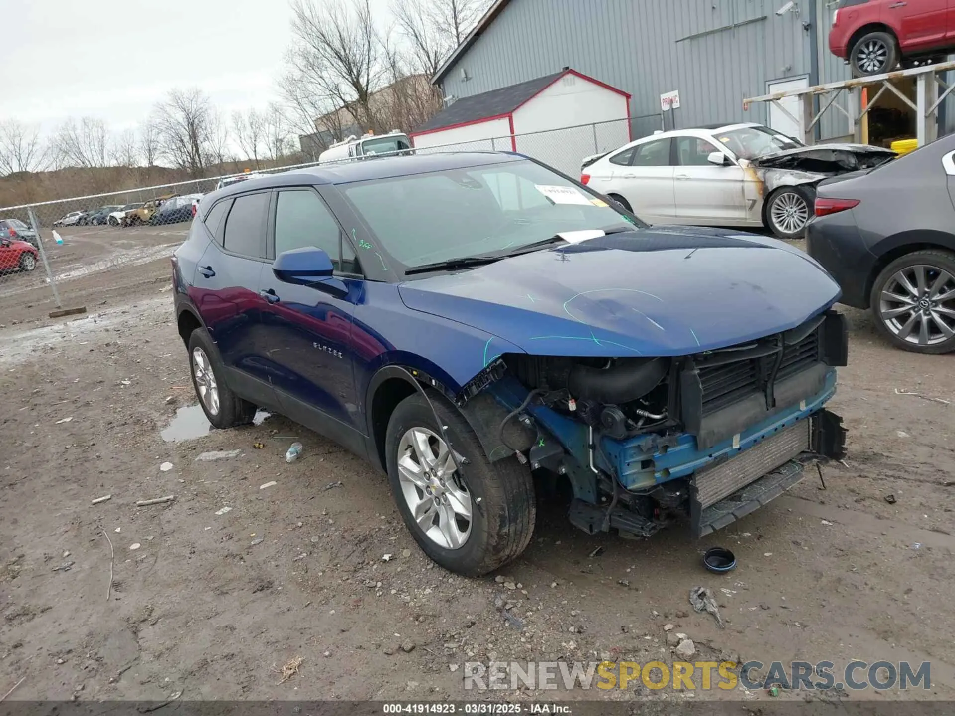 13 fotografías del automóvil dañado 3GNKBCR47NS120010 CHEVROLET BLAZER 2022