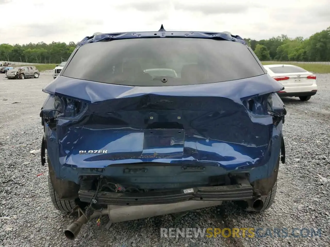 6 fotografías del automóvil dañado 3GNKBCR49NS123636 CHEVROLET BLAZER 2022