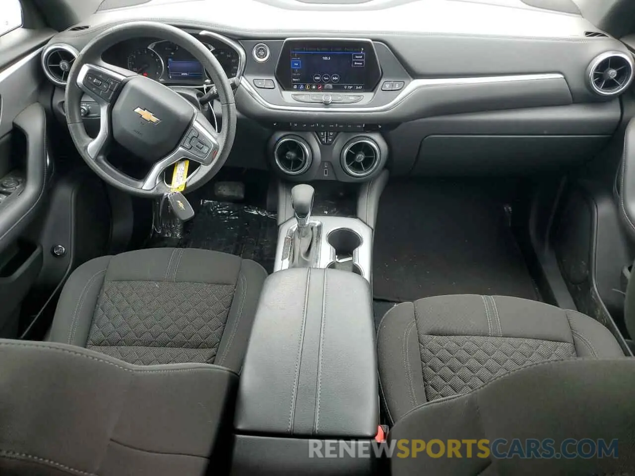 8 fotografías del automóvil dañado 3GNKBCR49NS123636 CHEVROLET BLAZER 2022