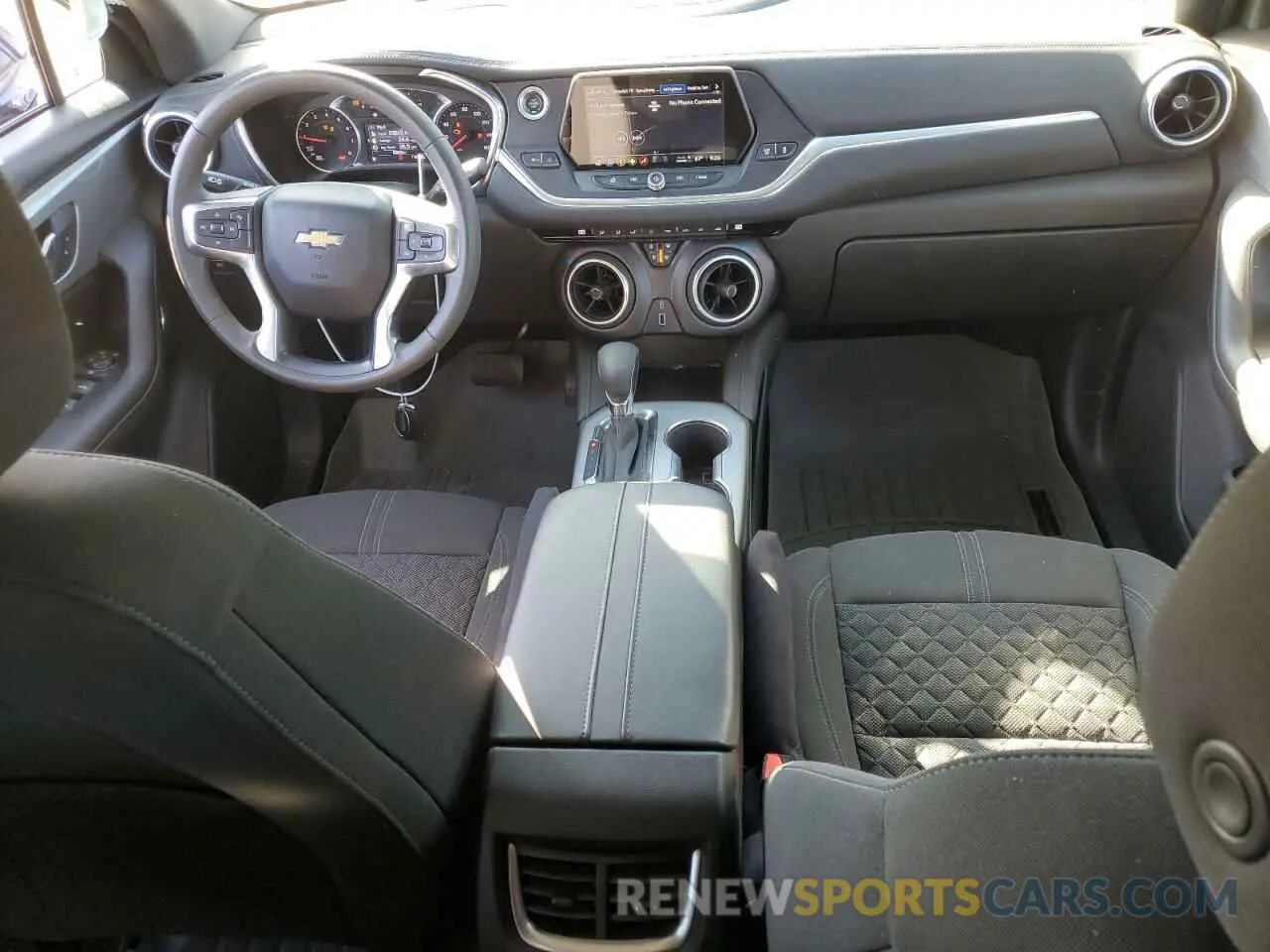 8 fotografías del automóvil dañado 3GNKBCR49NS125080 CHEVROLET BLAZER 2022