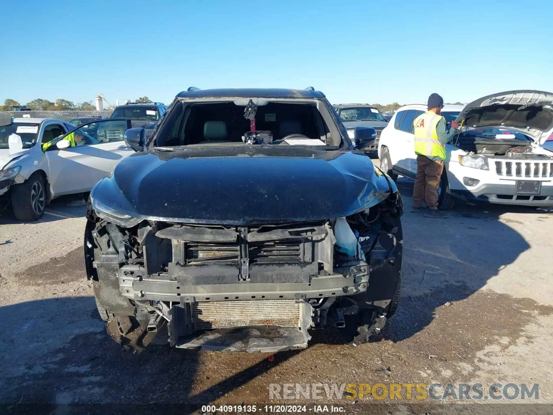 13 fotografías del automóvil dañado 3GNKBDRS0NS150096 CHEVROLET BLAZER 2022
