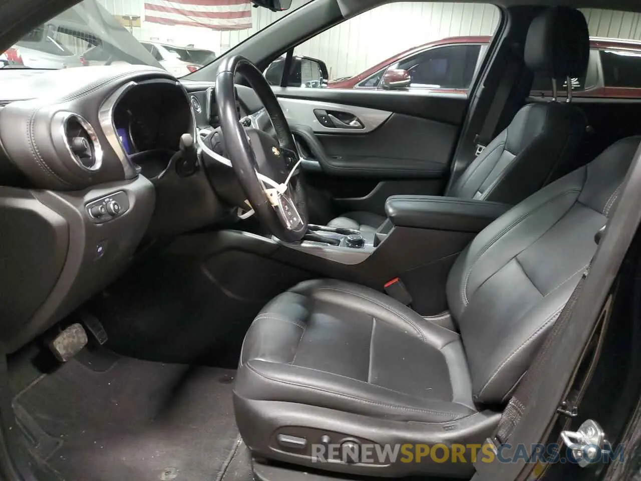 7 fotografías del automóvil dañado 3GNKBDRS0NS155265 CHEVROLET BLAZER 2022
