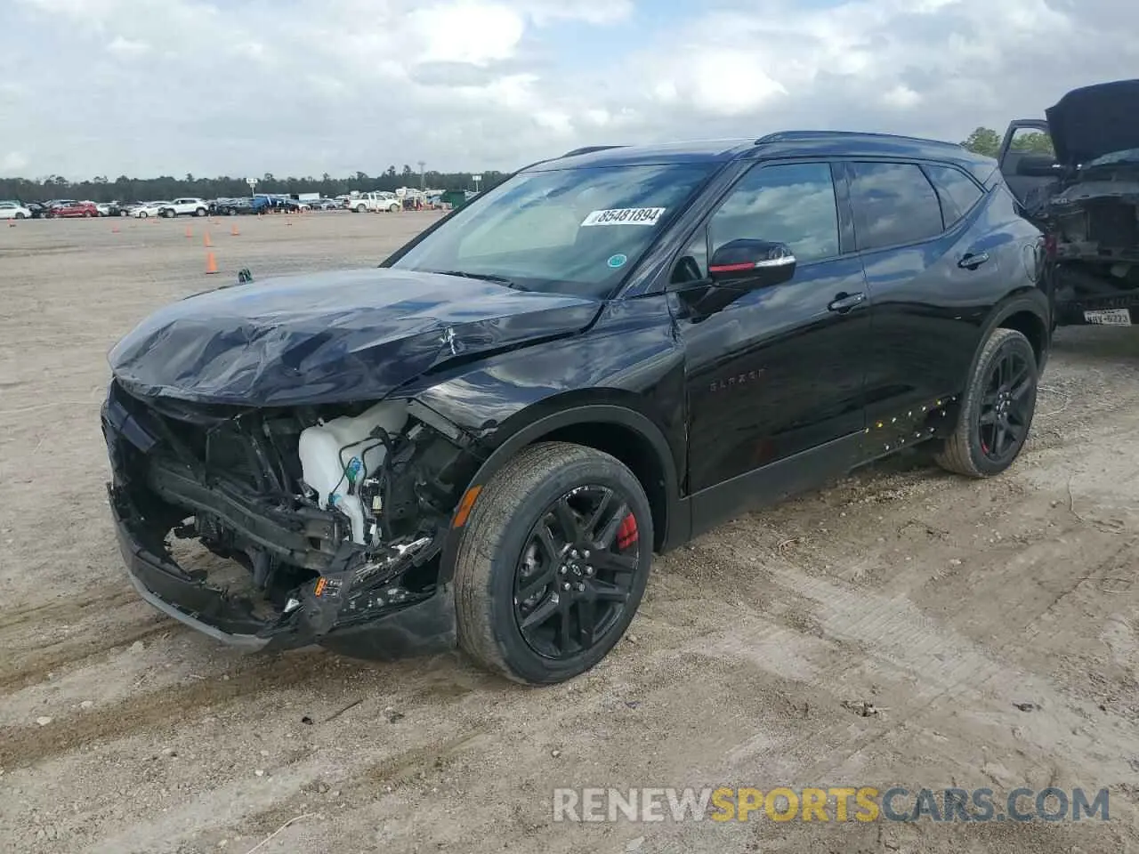 1 fotografías del automóvil dañado 3GNKBDRSXNS149893 CHEVROLET BLAZER 2022