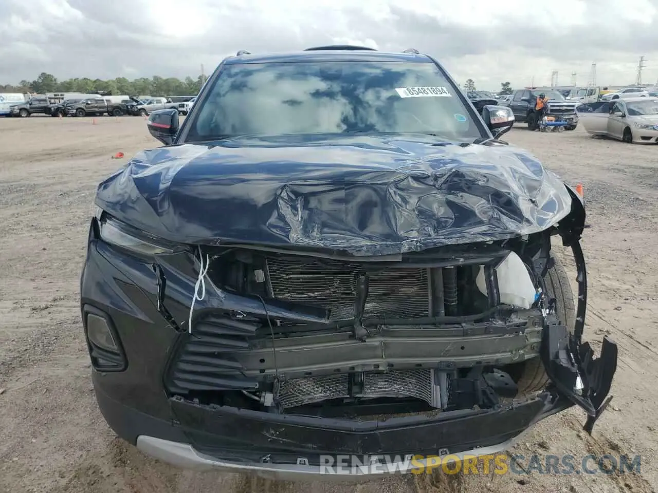5 fotografías del automóvil dañado 3GNKBDRSXNS149893 CHEVROLET BLAZER 2022