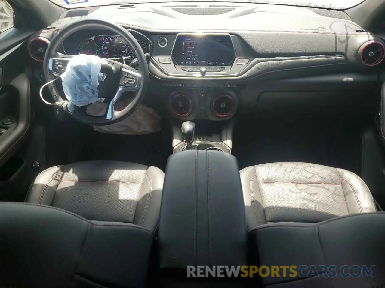 8 fotografías del automóvil dañado 3GNKBERS1NS114973 CHEVROLET BLAZER 2022