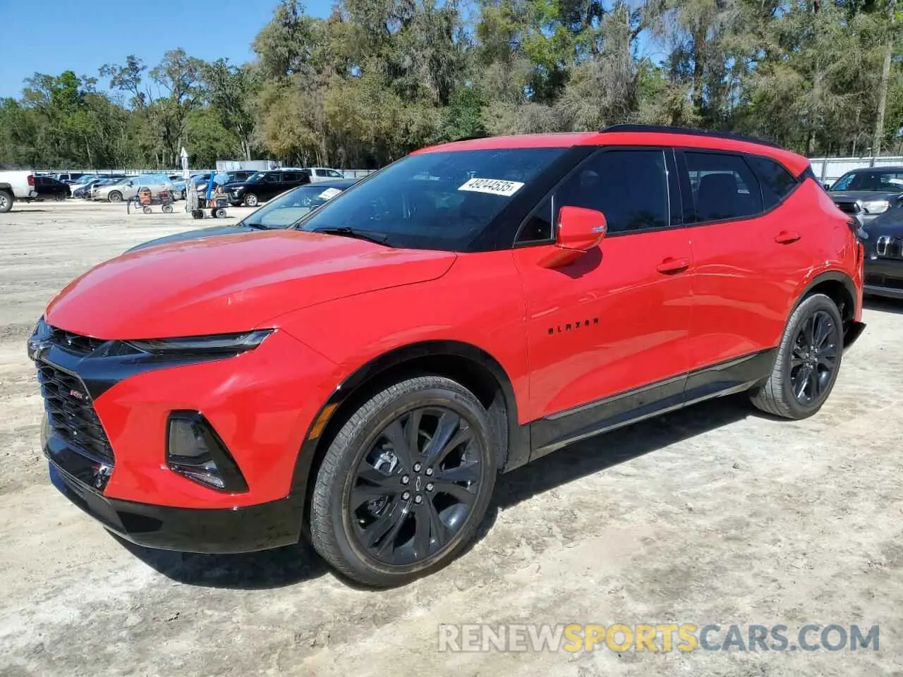 1 fotografías del automóvil dañado 3GNKBERS1NS190872 CHEVROLET BLAZER 2022