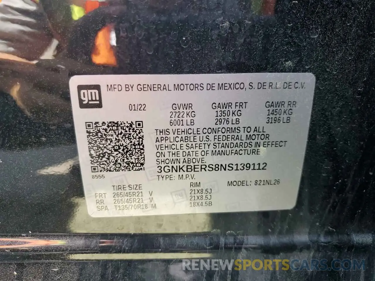 13 fotografías del automóvil dañado 3GNKBERS8NS139112 CHEVROLET BLAZER 2022
