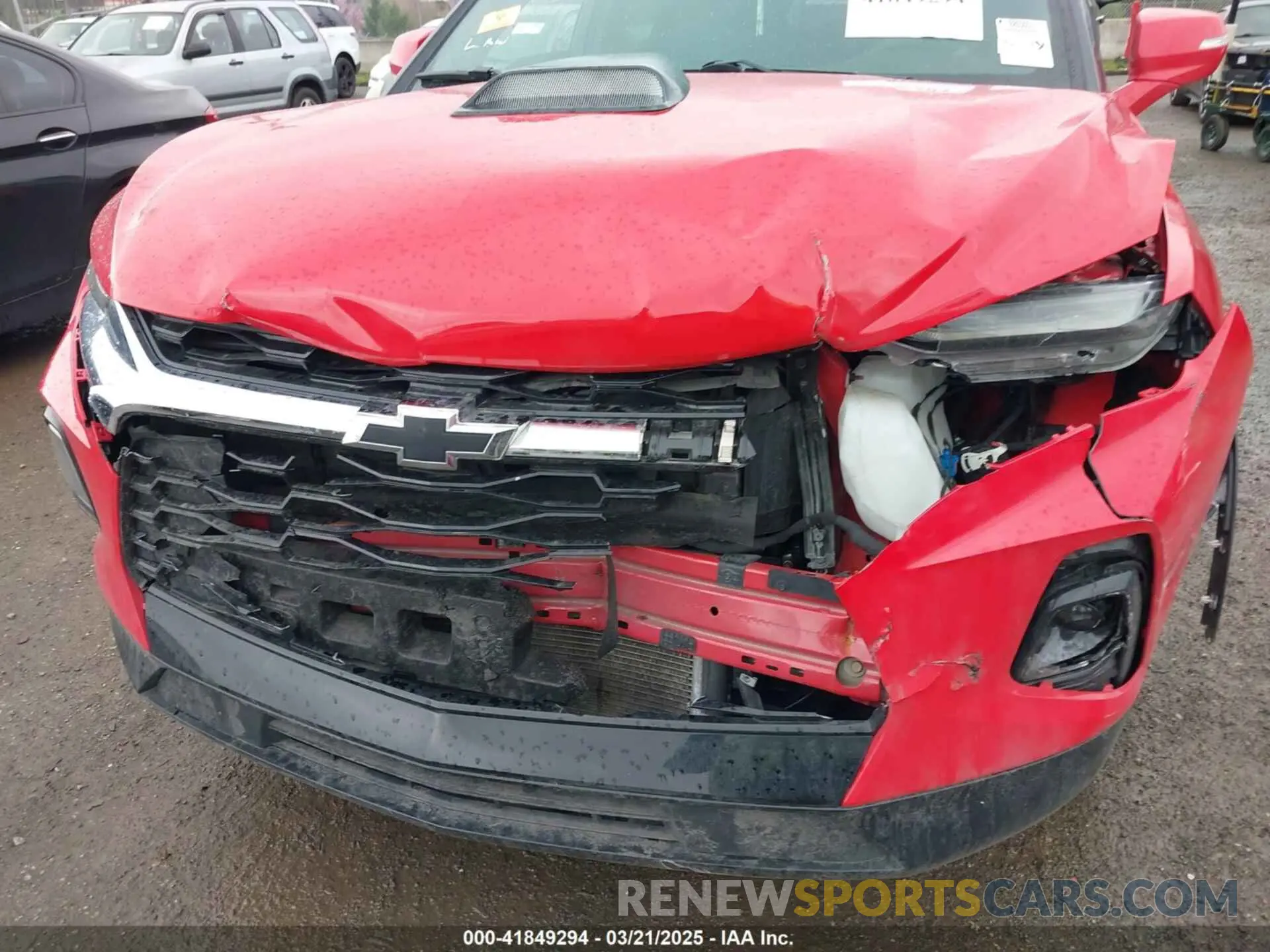 6 fotografías del automóvil dañado 3GNKBERS9NS233077 CHEVROLET BLAZER 2022