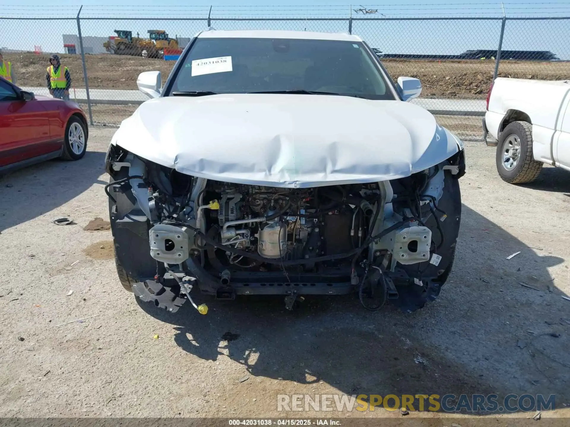 6 fotografías del automóvil dañado 3GNKBFRS8NS159382 CHEVROLET BLAZER 2022