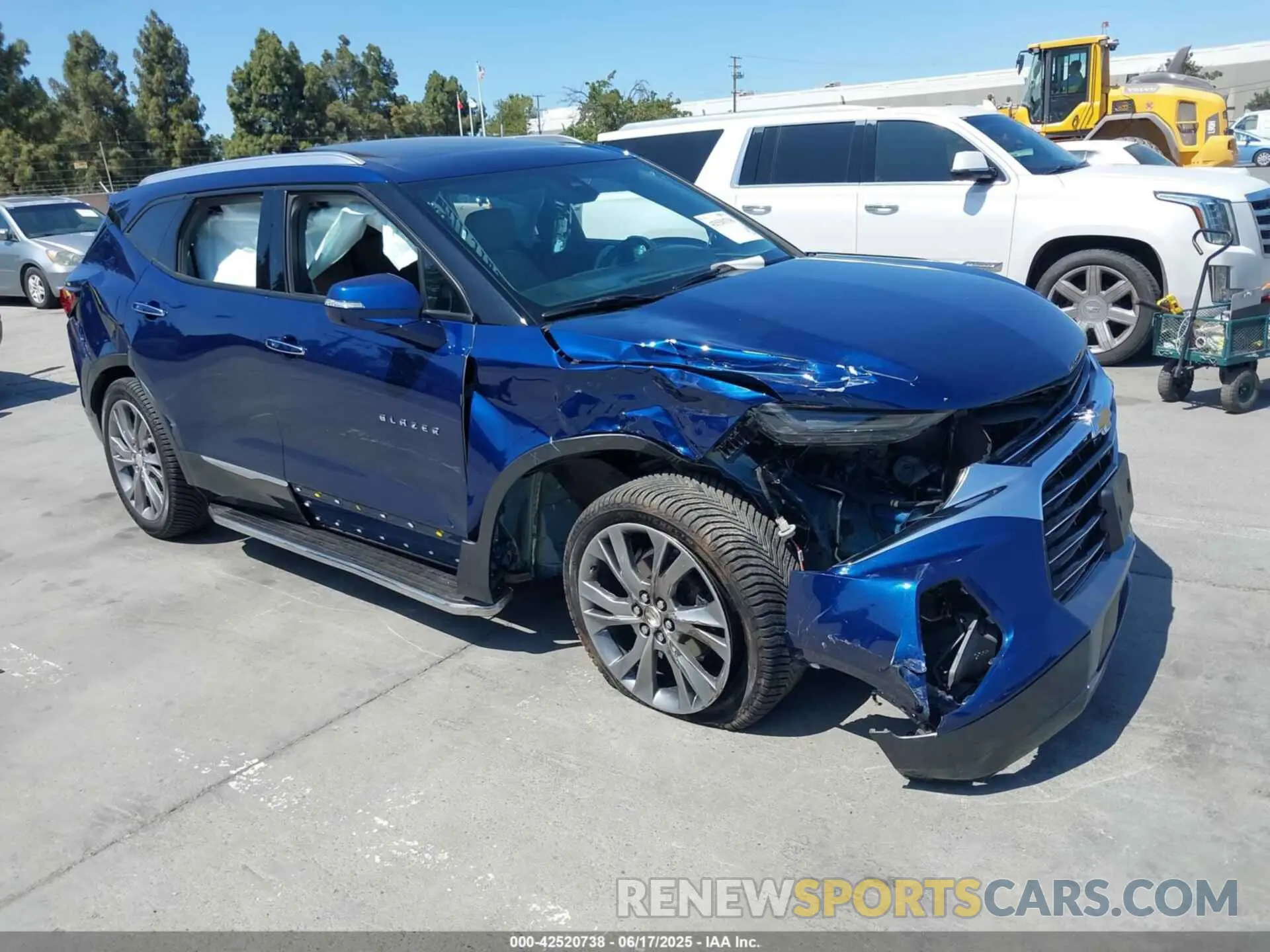 1 fotografías del automóvil dañado 3GNKBFRS9NS163926 CHEVROLET BLAZER 2022