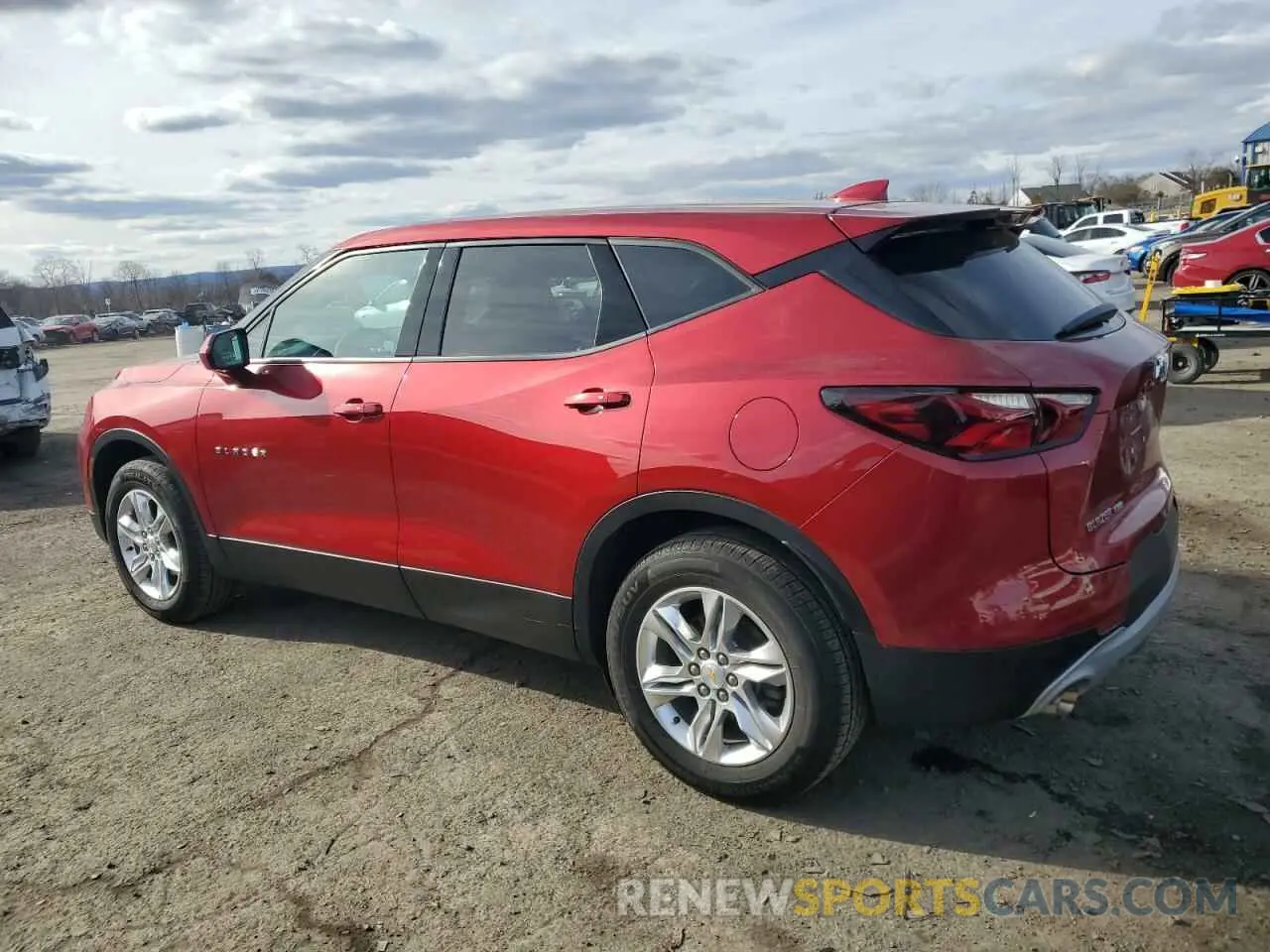 2 fotografías del automóvil dañado 3GNKBHR42NS124933 CHEVROLET BLAZER 2022