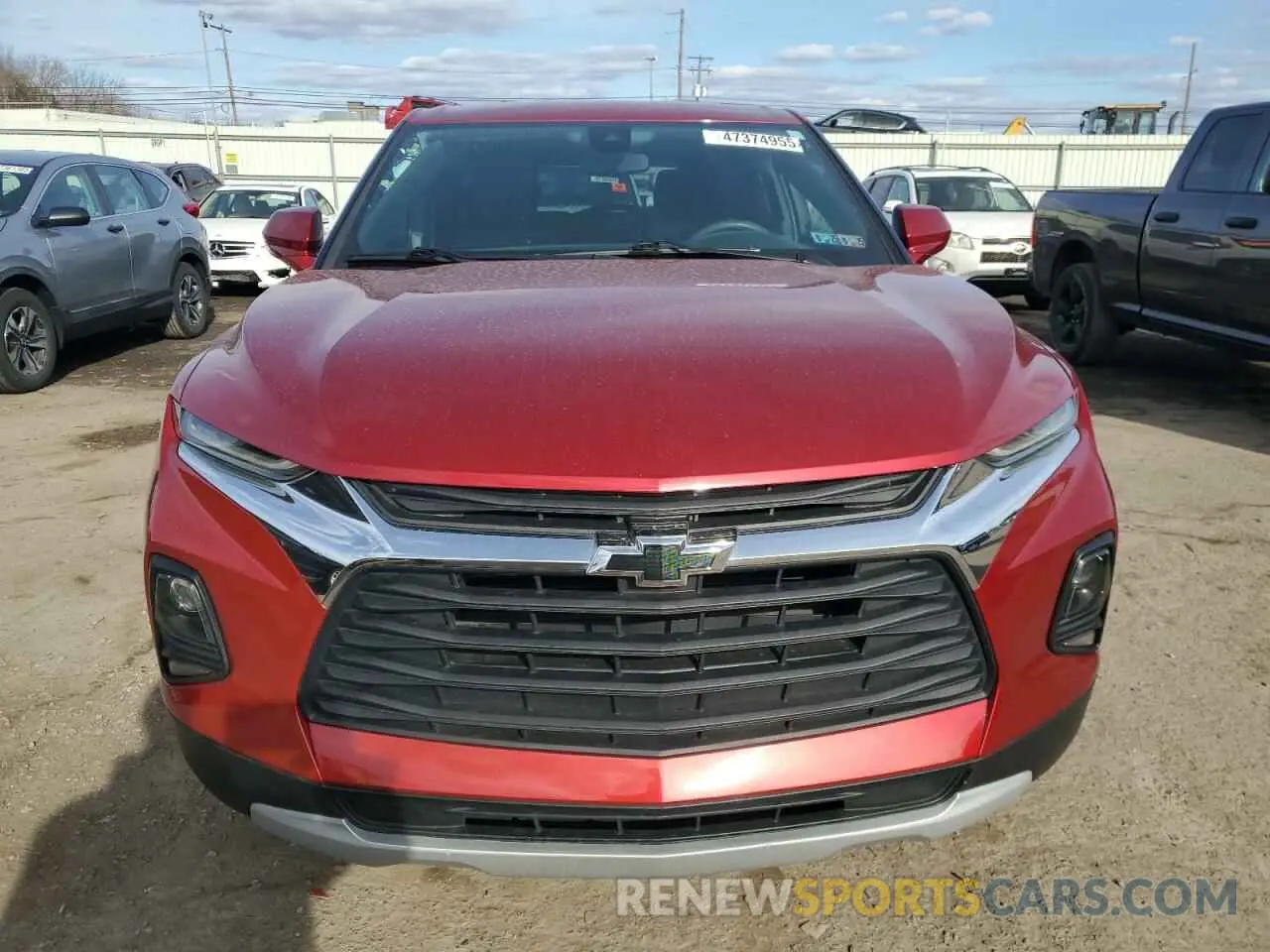 5 fotografías del automóvil dañado 3GNKBHR42NS124933 CHEVROLET BLAZER 2022