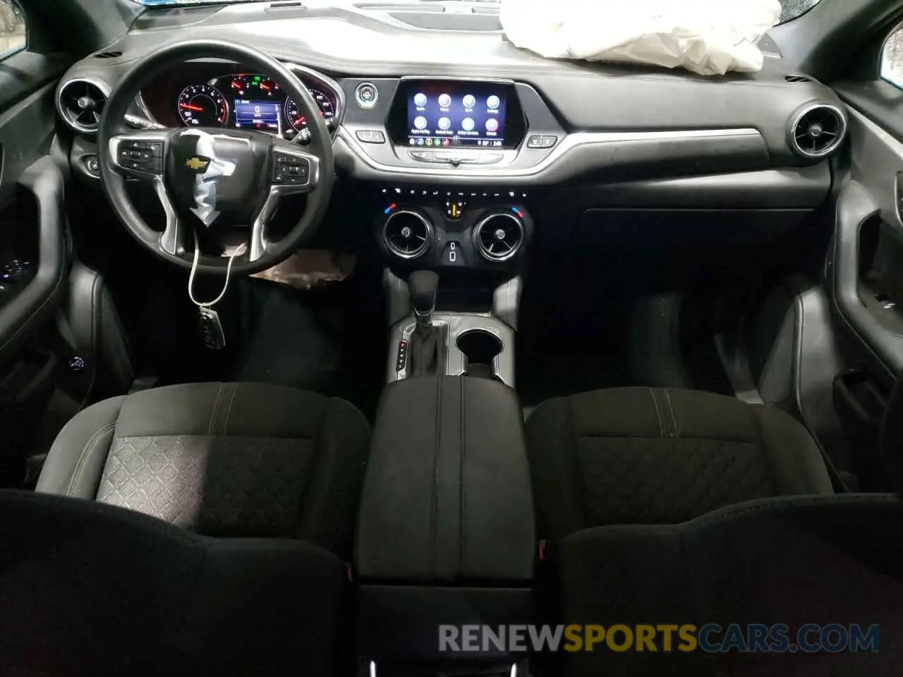 8 fotografías del automóvil dañado 3GNKBHR42NS202787 CHEVROLET BLAZER 2022