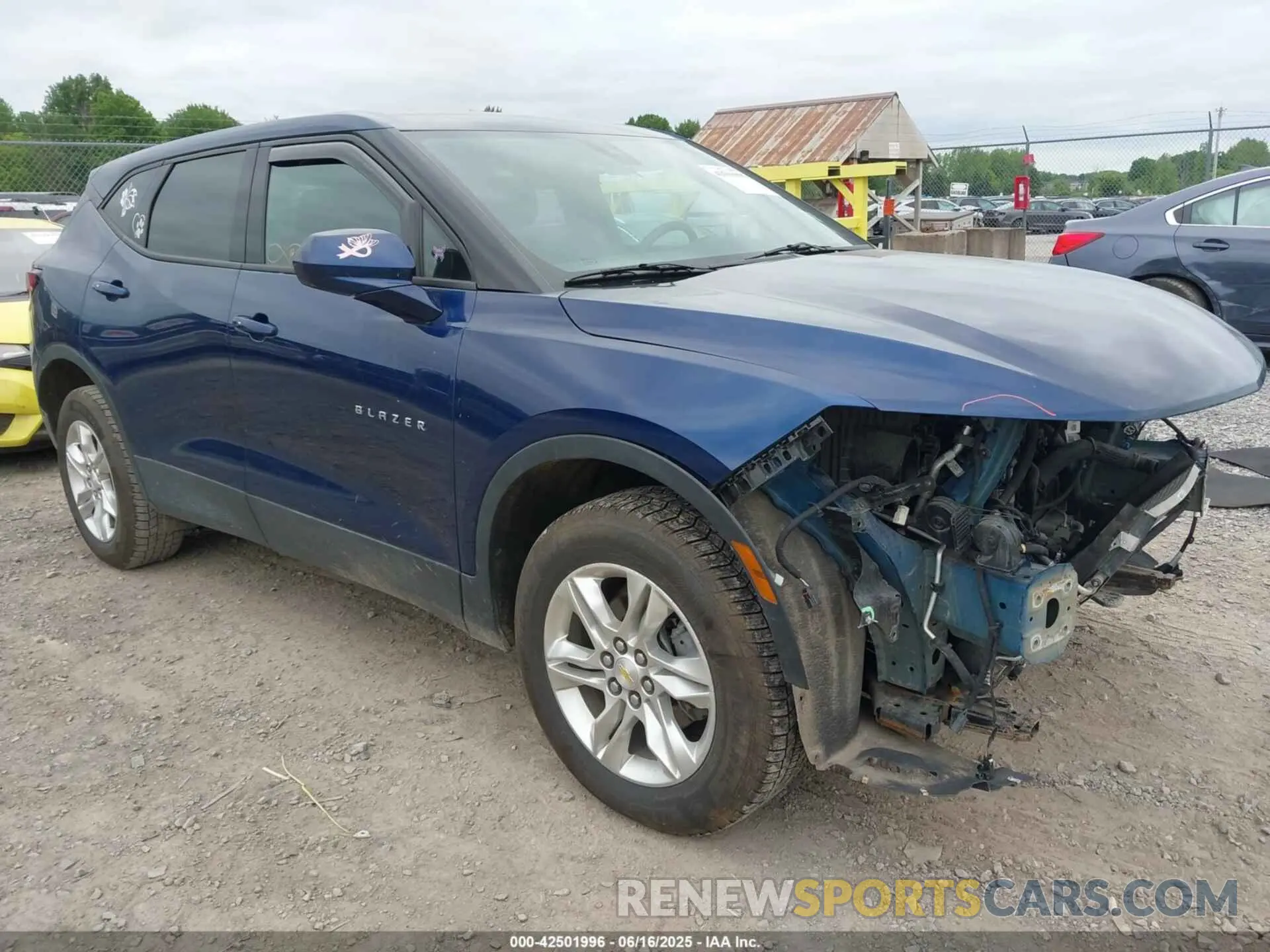 1 fotografías del automóvil dañado 3GNKBHR43NS132555 CHEVROLET BLAZER 2022
