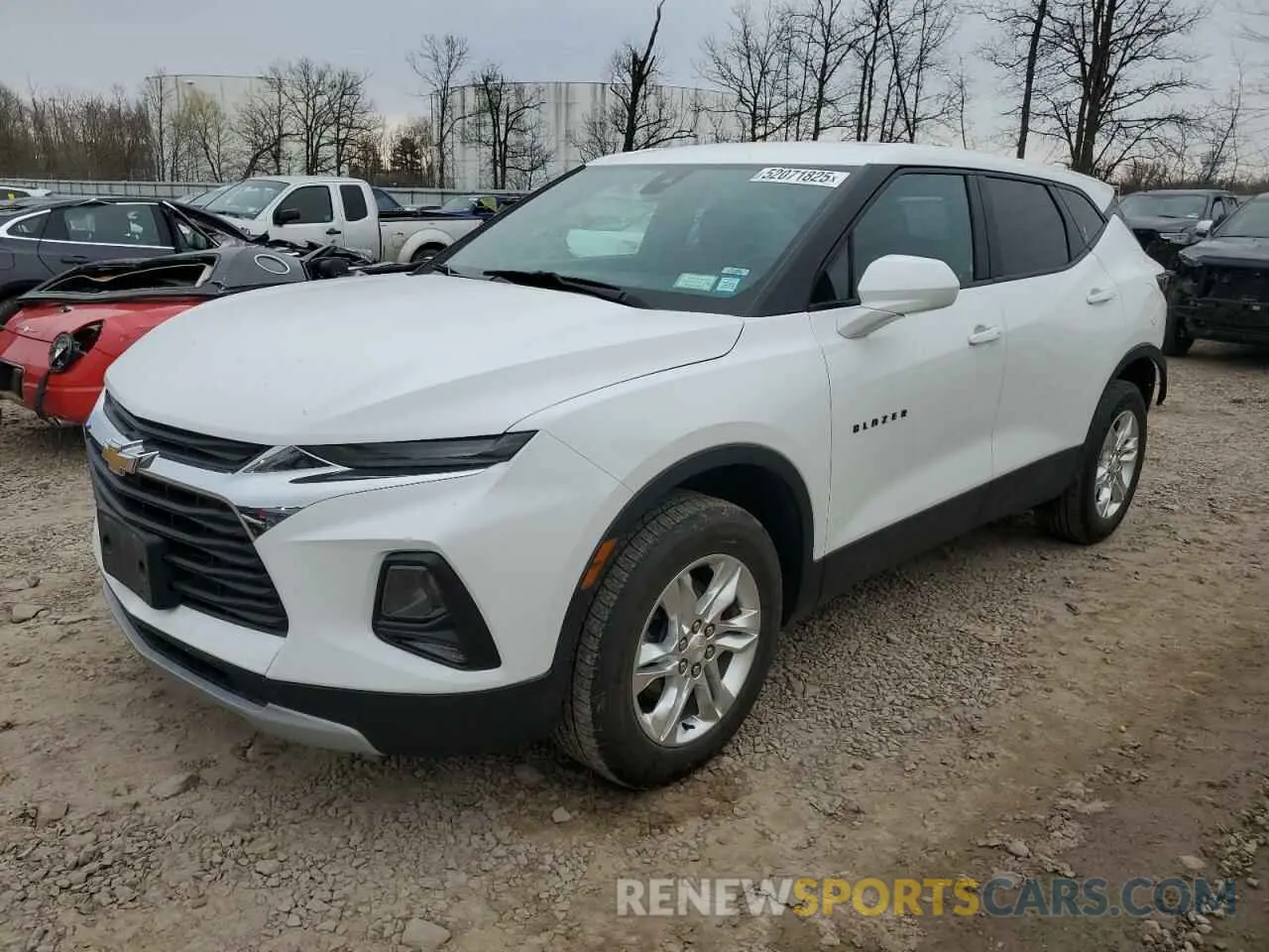 1 fotografías del automóvil dañado 3GNKBHR44NS116459 CHEVROLET BLAZER 2022