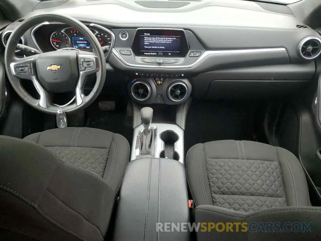 8 fotografías del automóvil dañado 3GNKBHR44NS116459 CHEVROLET BLAZER 2022