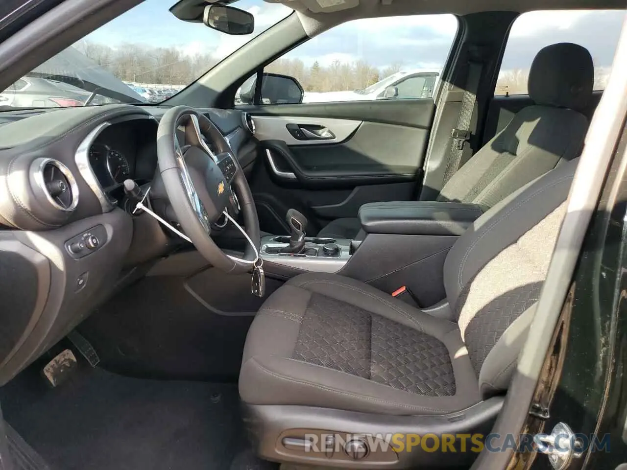 7 fotografías del automóvil dañado 3GNKBHR44NS126179 CHEVROLET BLAZER 2022