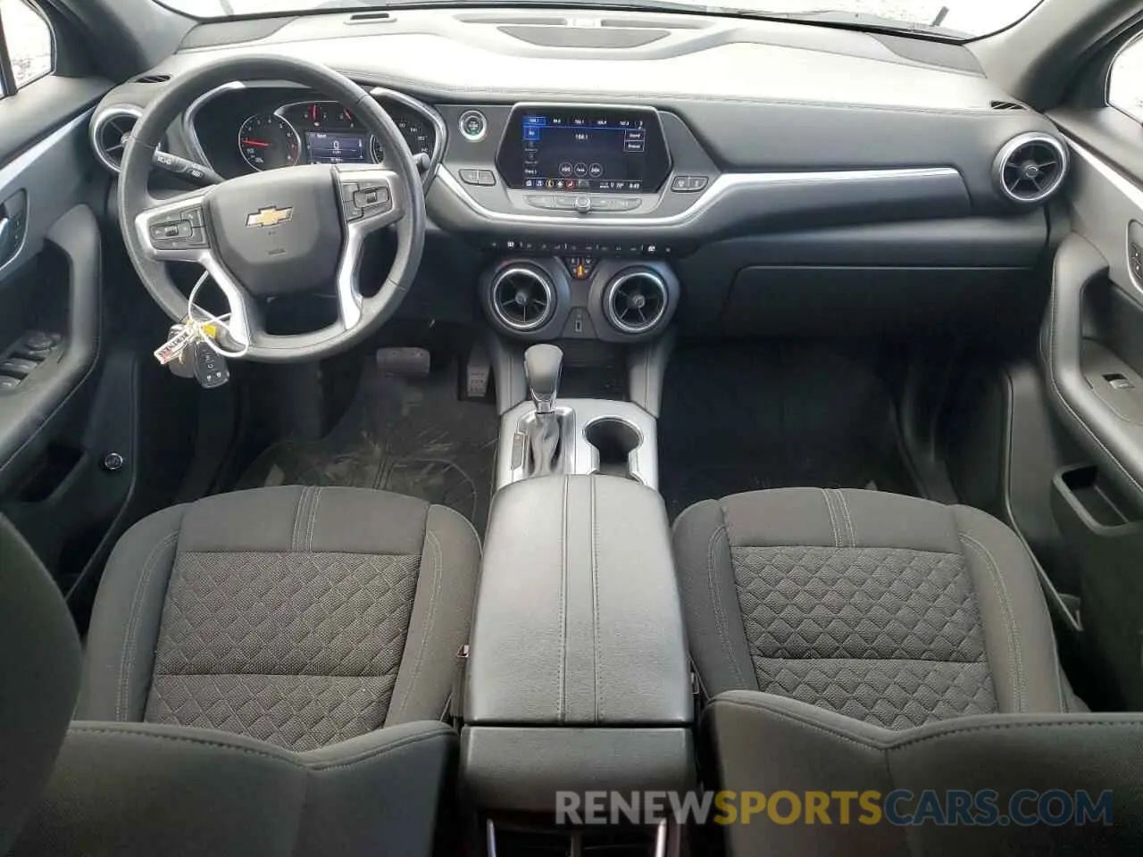 8 fotografías del automóvil dañado 3GNKBHR49NS113055 CHEVROLET BLAZER 2022