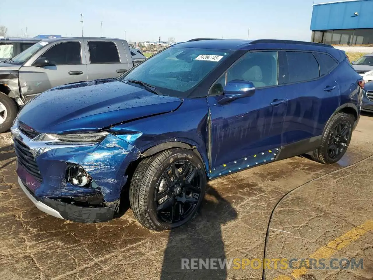 1 fotografías del automóvil dañado 3GNKBHR49NS127747 CHEVROLET BLAZER 2022