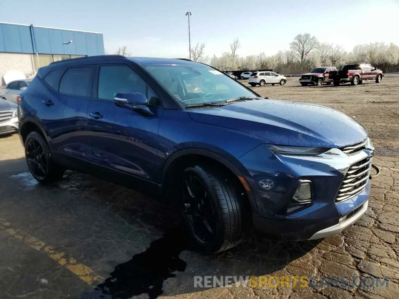 4 fotografías del automóvil dañado 3GNKBHR49NS127747 CHEVROLET BLAZER 2022