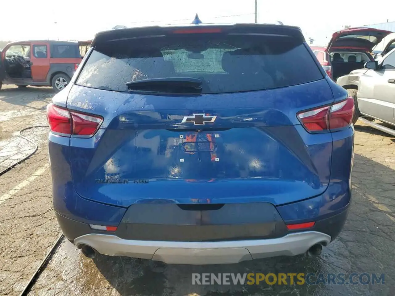 6 fotografías del automóvil dañado 3GNKBHR49NS127747 CHEVROLET BLAZER 2022
