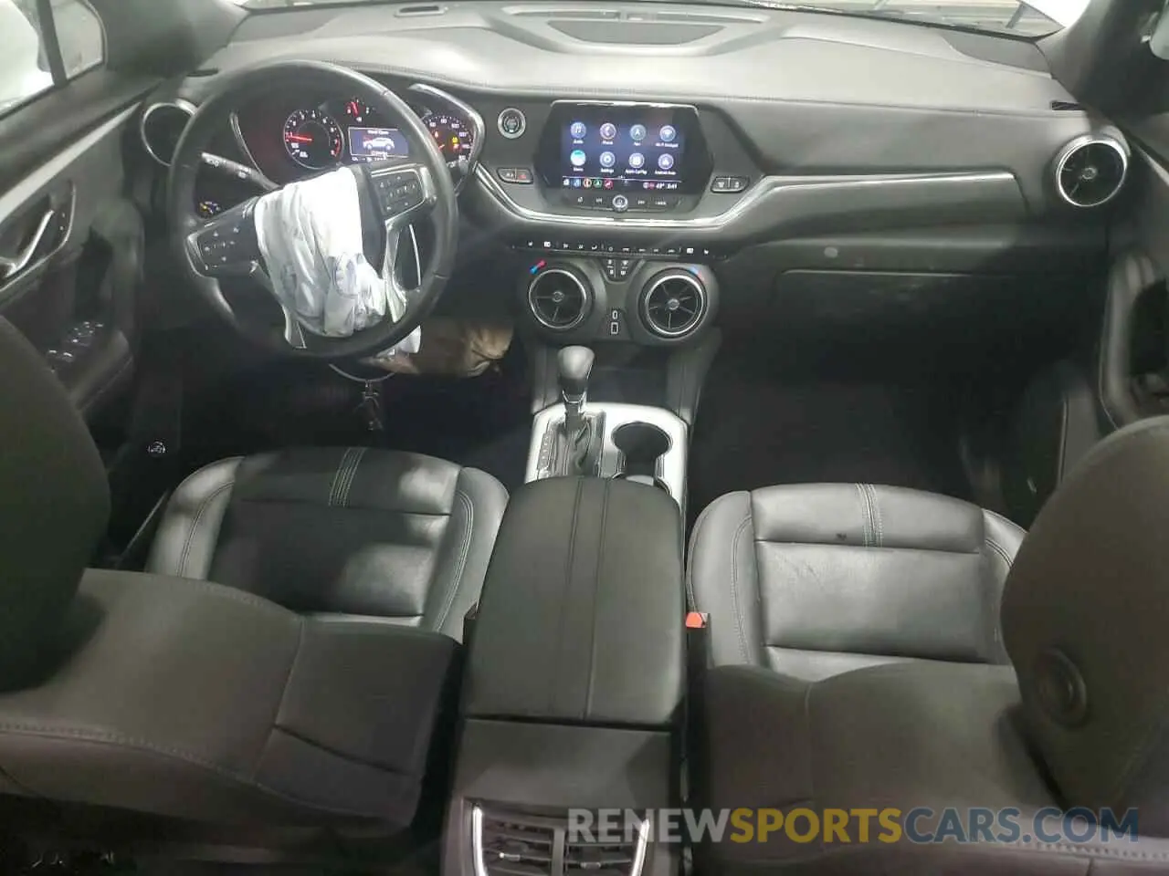 8 fotografías del automóvil dañado 3GNKBJRS3NS200178 CHEVROLET BLAZER 2022