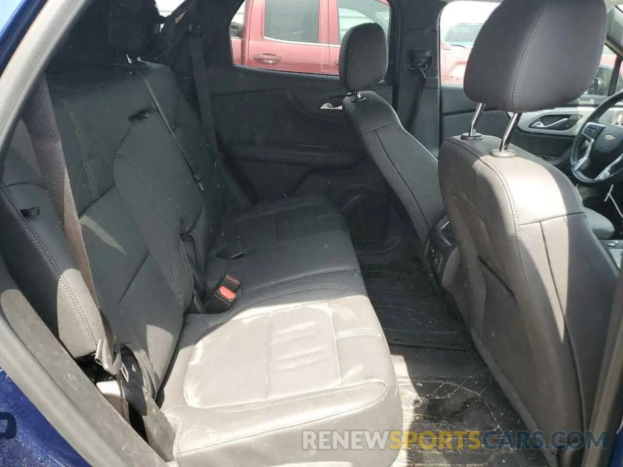 10 fotografías del automóvil dañado 3GNKBJRS4NS162573 CHEVROLET BLAZER 2022