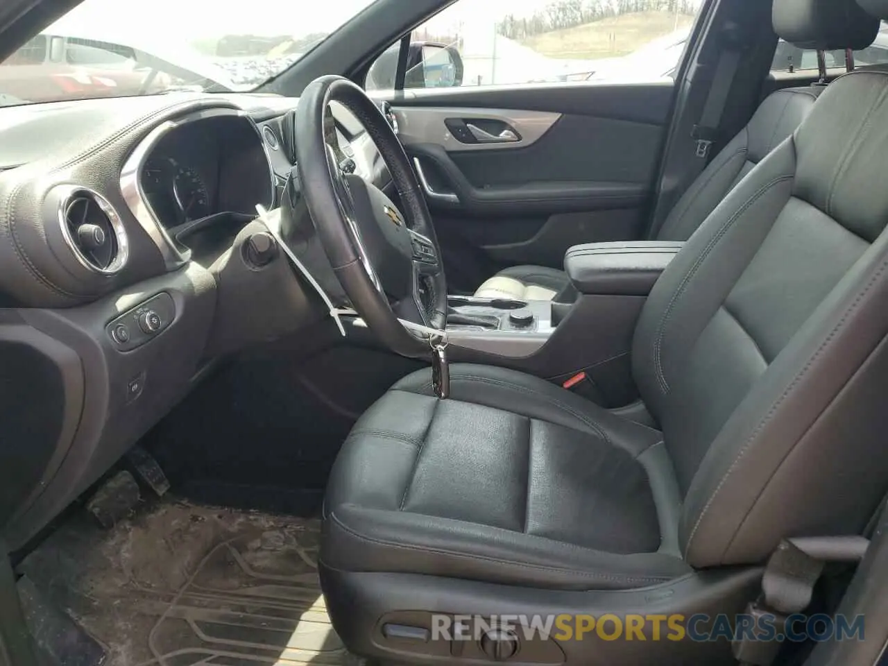 7 fotografías del automóvil dañado 3GNKBJRS4NS162573 CHEVROLET BLAZER 2022