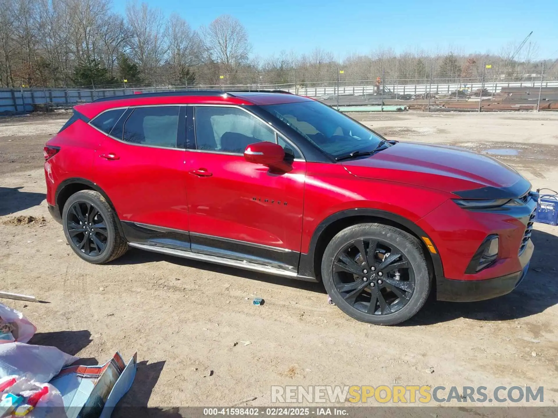 13 fotografías del automóvil dañado 3GNKBKRS1NS154159 CHEVROLET BLAZER 2022