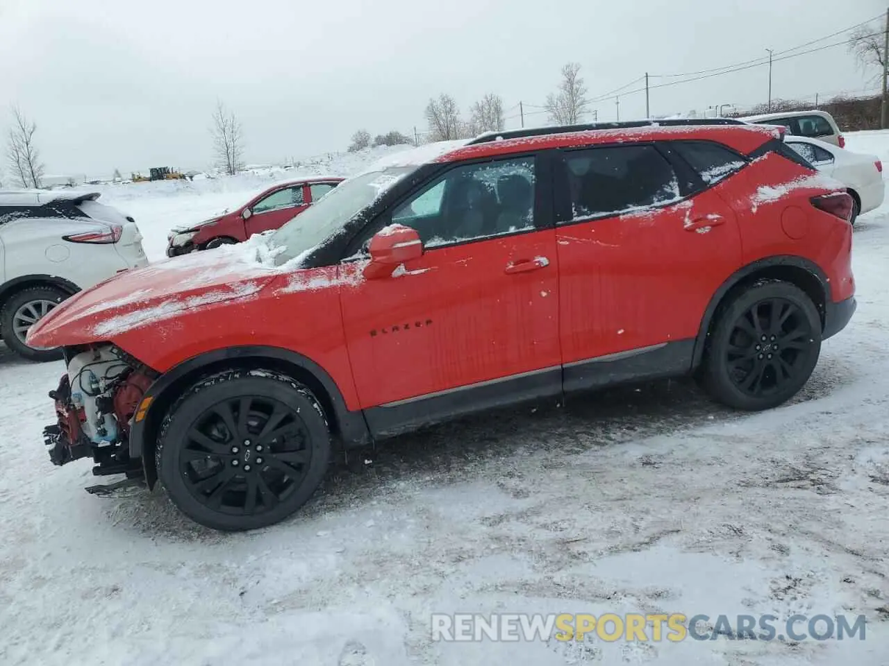 1 fotografías del automóvil dañado 3GNKBKRS6NS143335 CHEVROLET BLAZER 2022